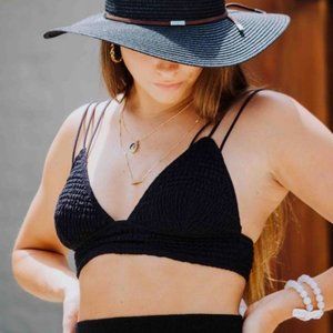 Free People Emmy Bralette Black